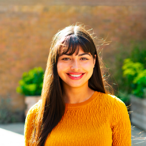 Young woman smiling 